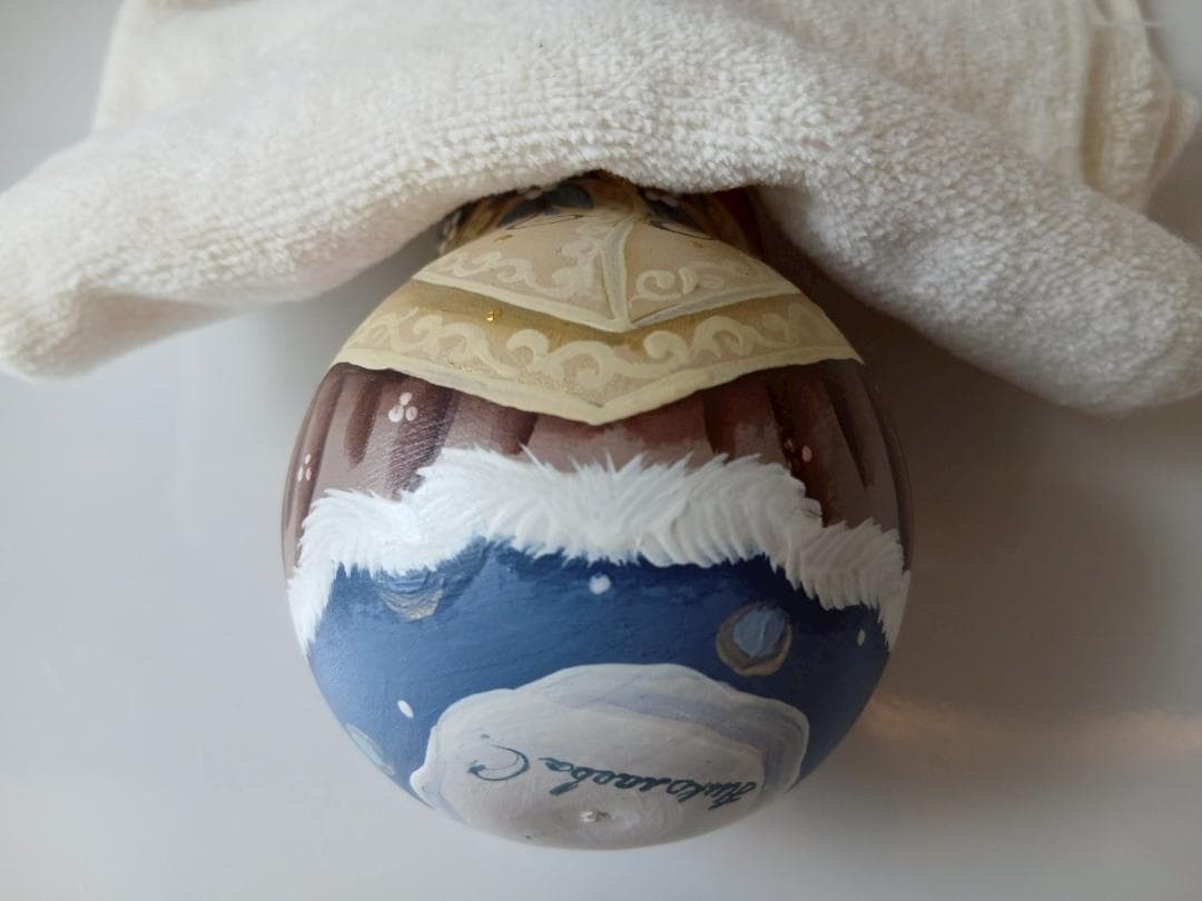 【CBT071】9cm級 おきあがりこぼし(大) スベトラーナ　ロシアの冬