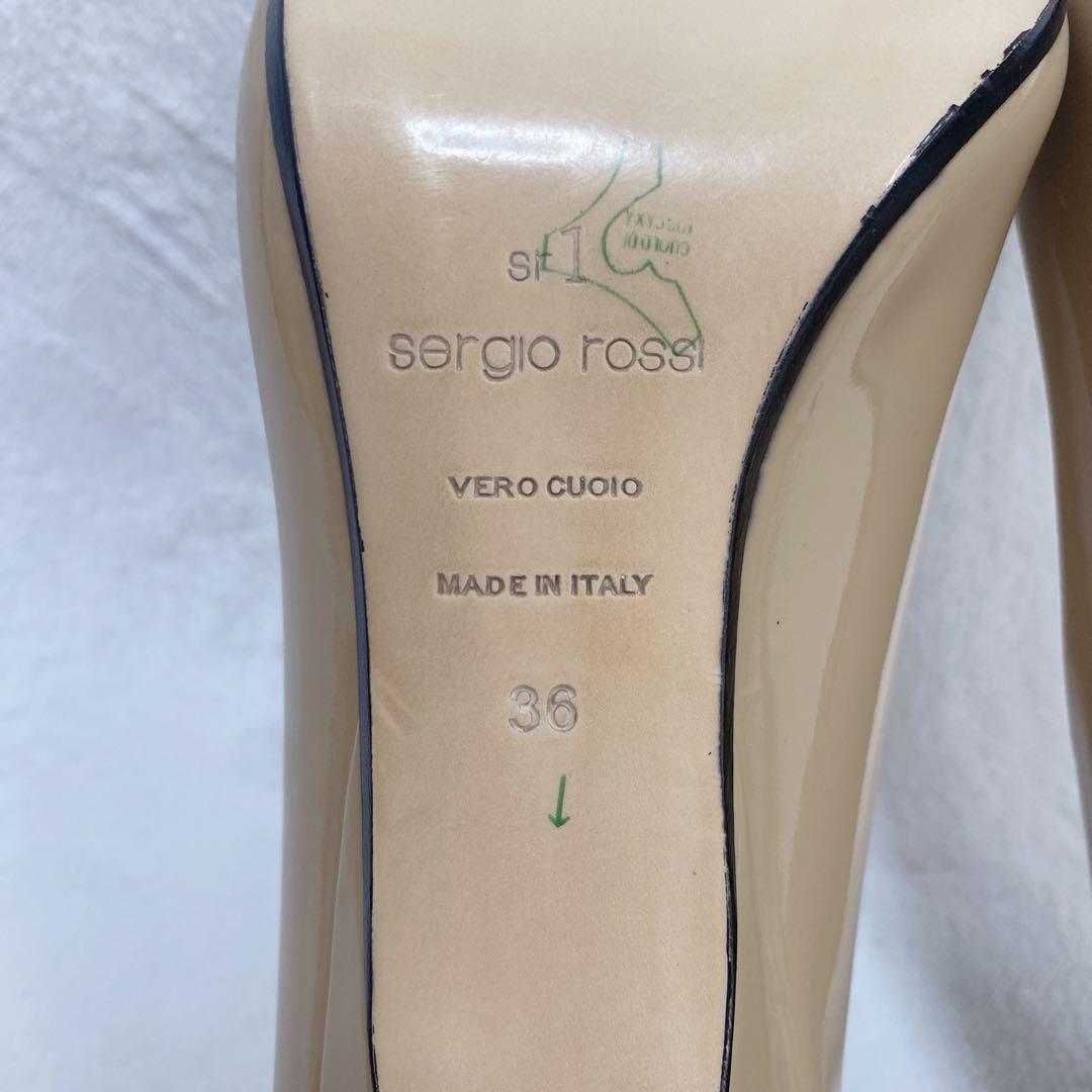 ⭐️未使用級⭐️sergio rossi ポインテッドトゥ パンプス 36 sr1