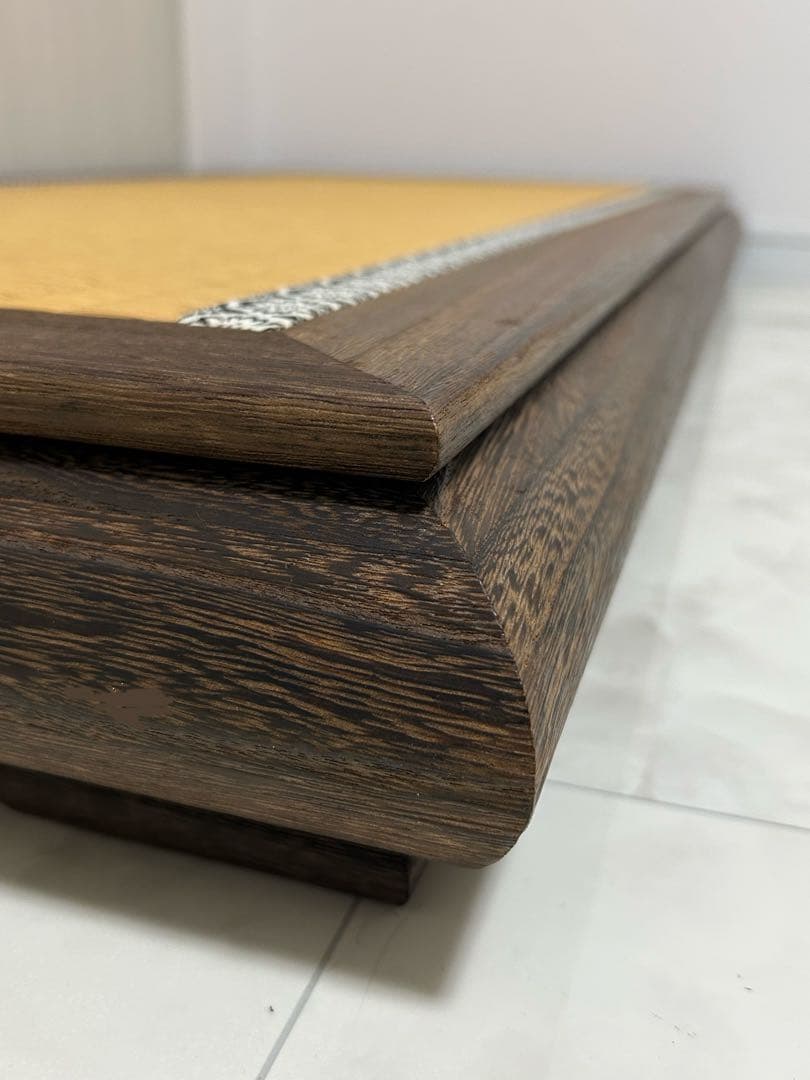 超美品　特大　お雛様　親王飾り用　総焼桐　①屏風金箔15号②飾台(竜鬢畳)40号