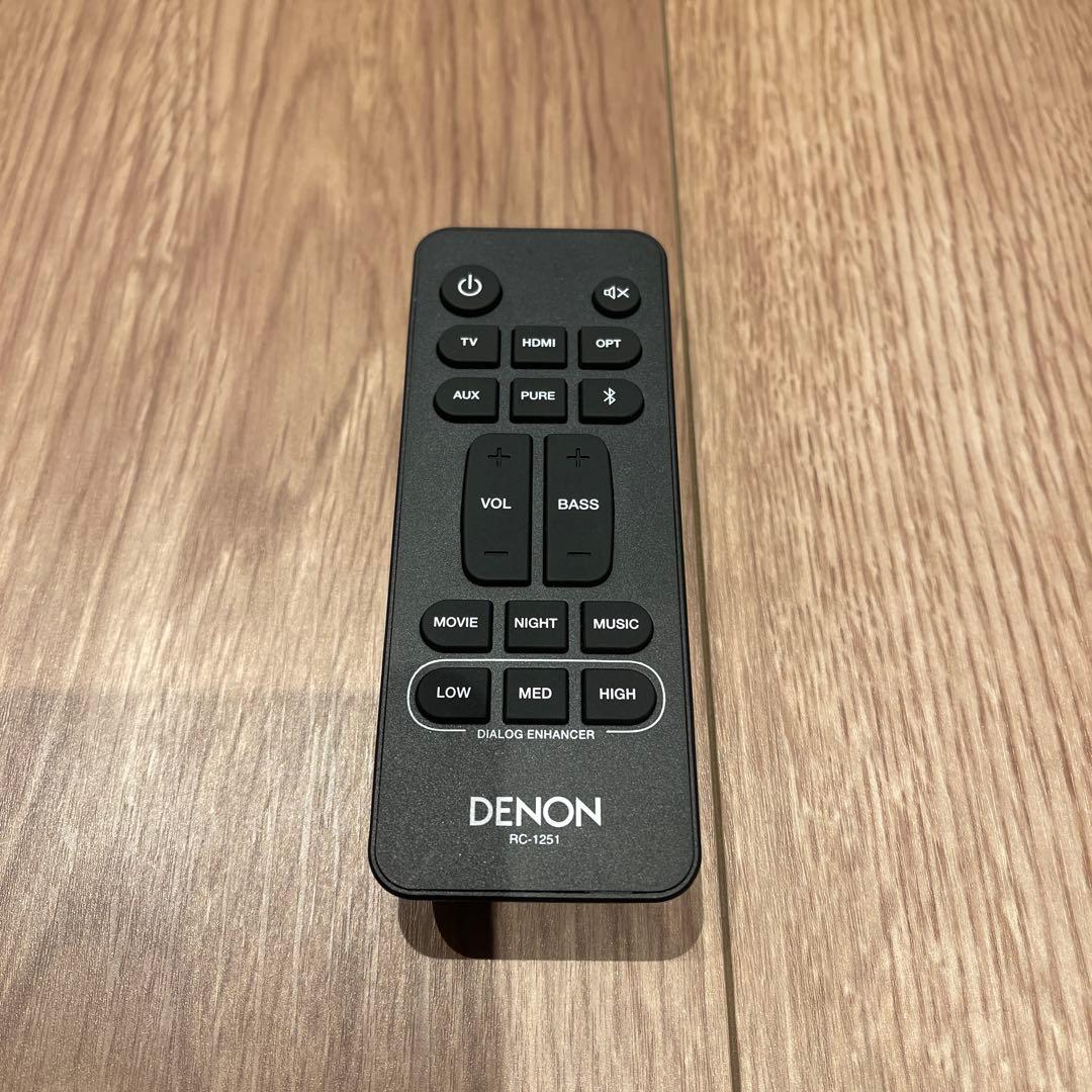 デノン サウンドバー サブウーハー内蔵 Dolby Atmos DHT-C210