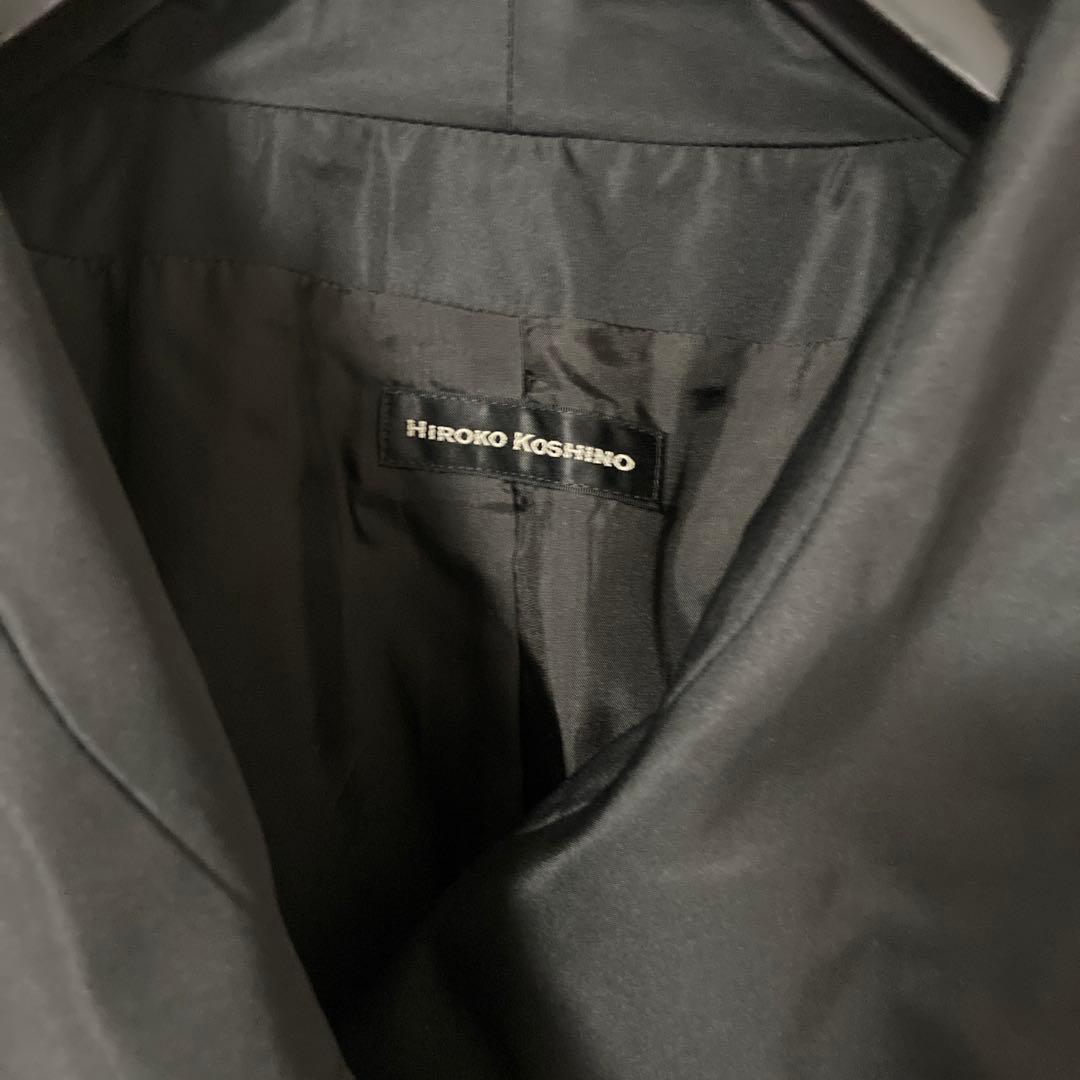 HIROKO KOSHINO コシノヒロコ ラムレザーコンビジャケット ブルゾン