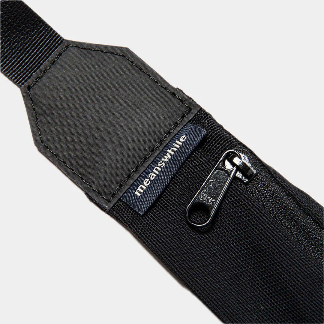 完売品！meanswhile ハイパワーメッシュミニマルバッグ　オフブラック