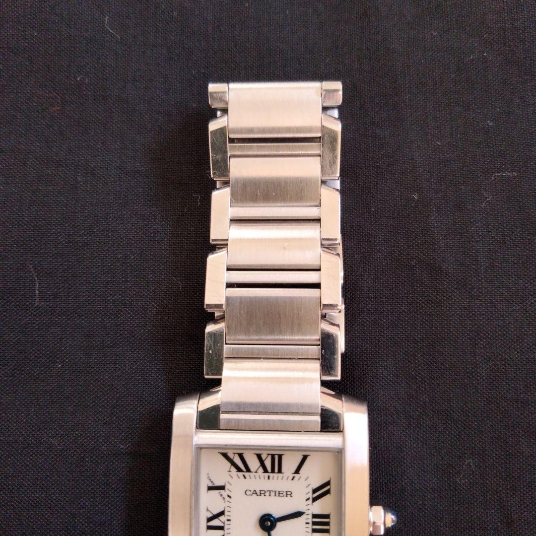 【クリーニング研磨済】 カルティエ タンクフランセーズSM W51008Q3