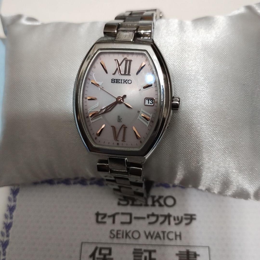 未使用級！セイコーSEIKOルキアLUKIA純チタン定価75900円