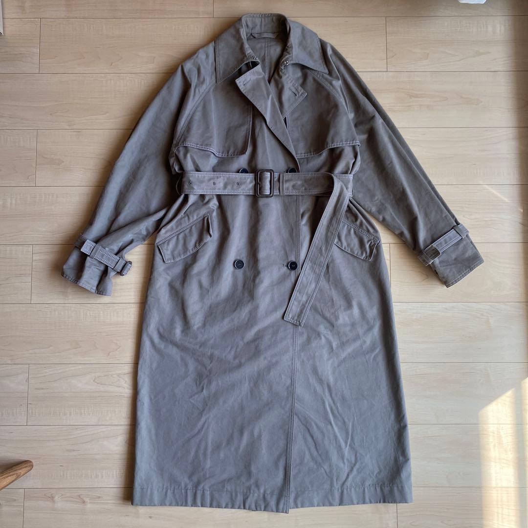 Acne Studios ダブルブレスト オーバーサイズ トレンチコート