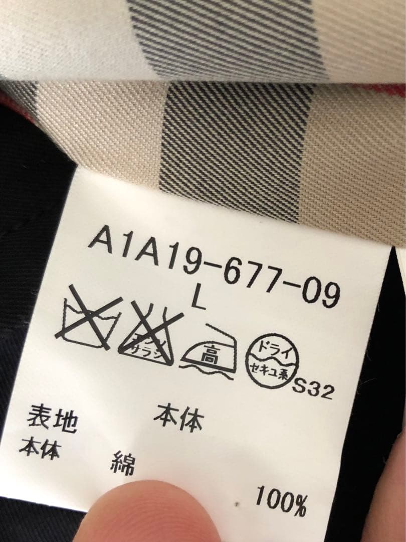 【状態良】BURBERRY LONDONトレンチコート/L/コットン/BLK