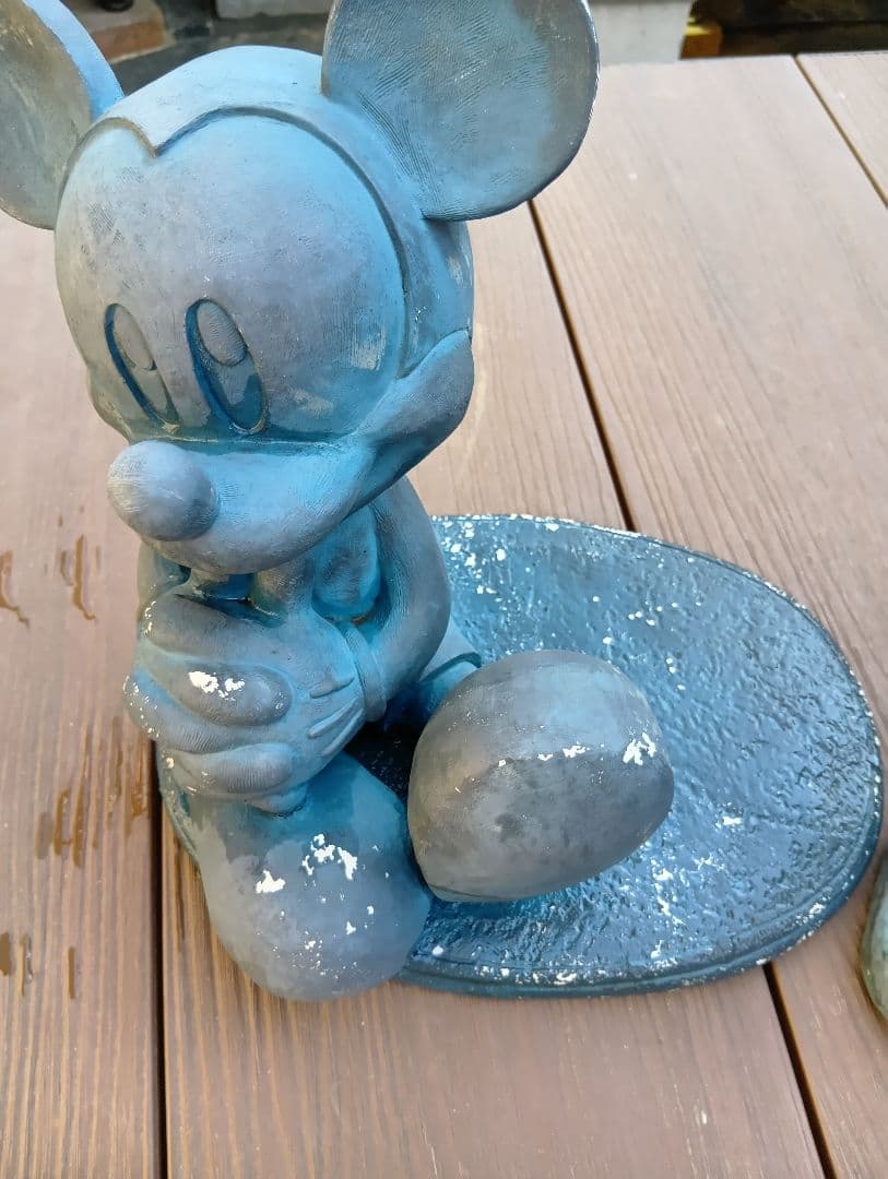 ミッキー ミニー ガーデンスタチュー