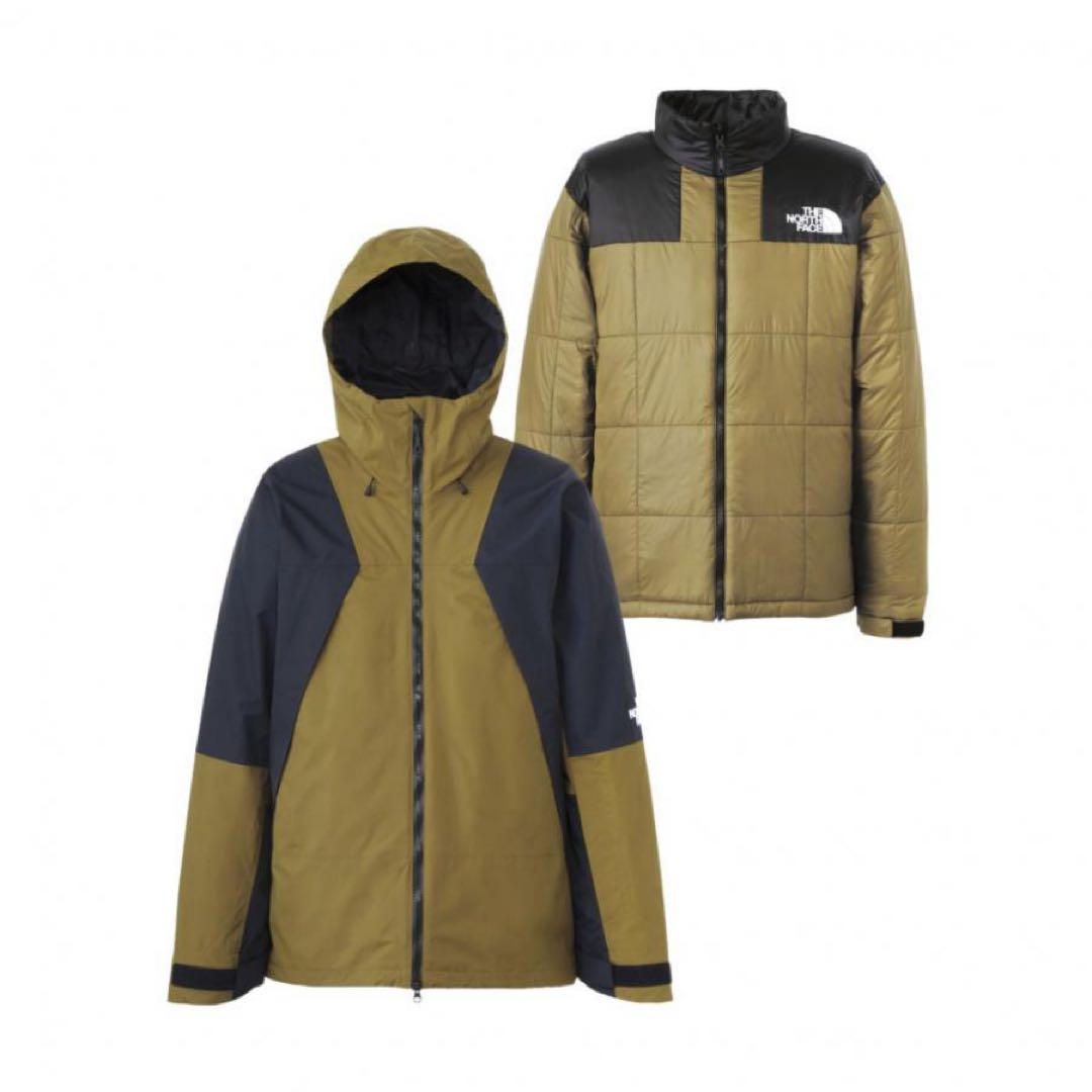 ✅新品S ノースフェイス スノーバードトリクライメイトJKT オリーブ 3way
