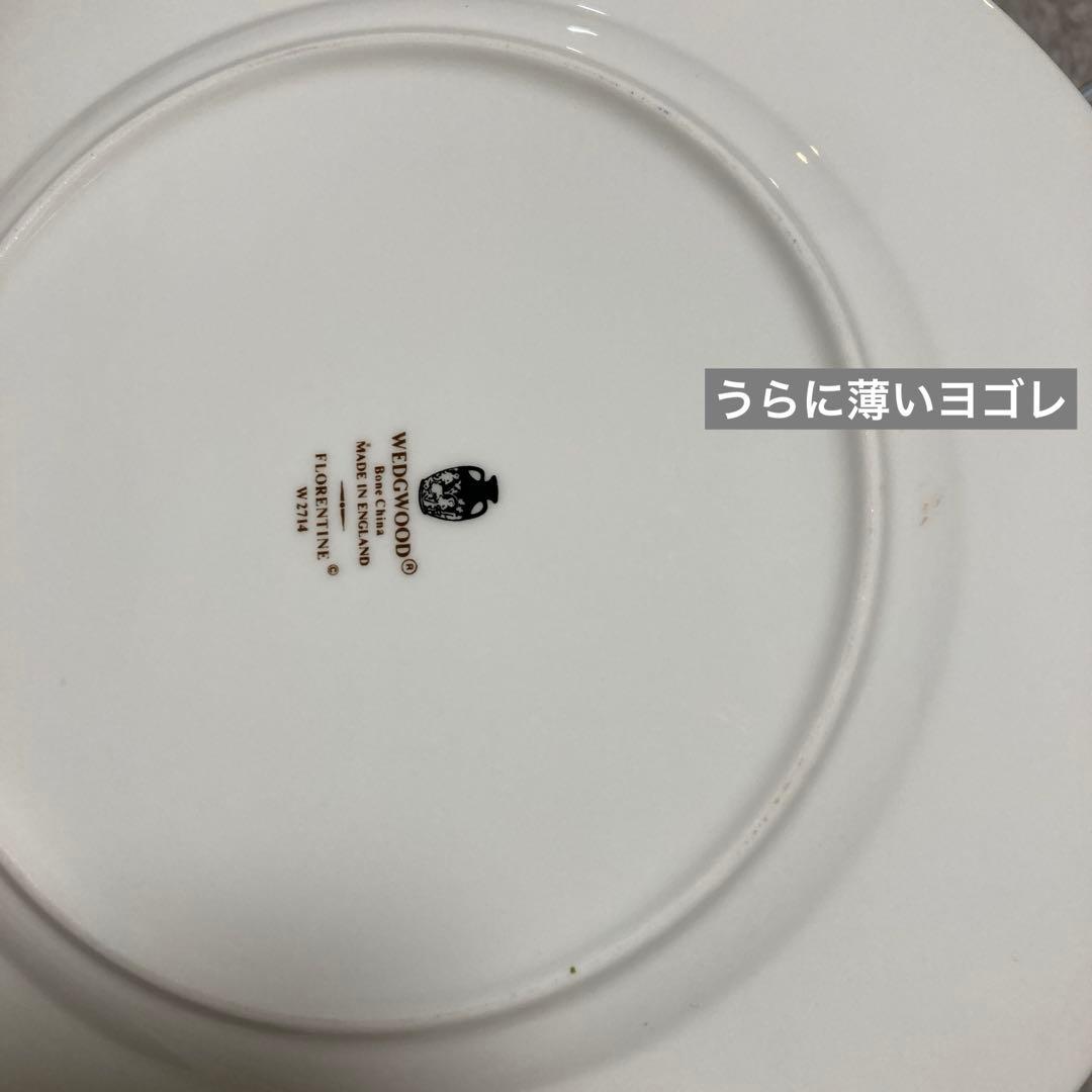 フロレンティーンクーププレート23cm 2枚綺麗な方