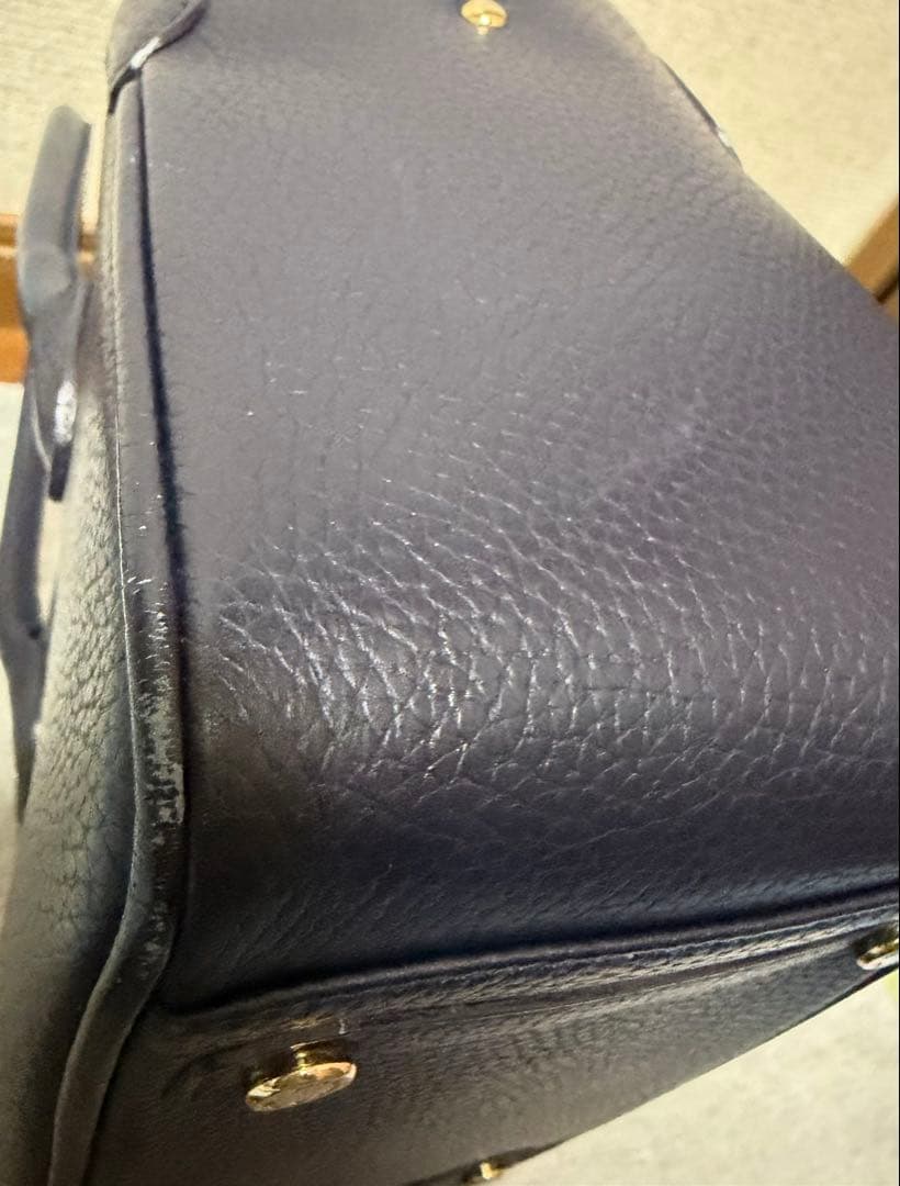 ADMJ エーディーエムジェイ 牛革 ストラップ付き ミニトート