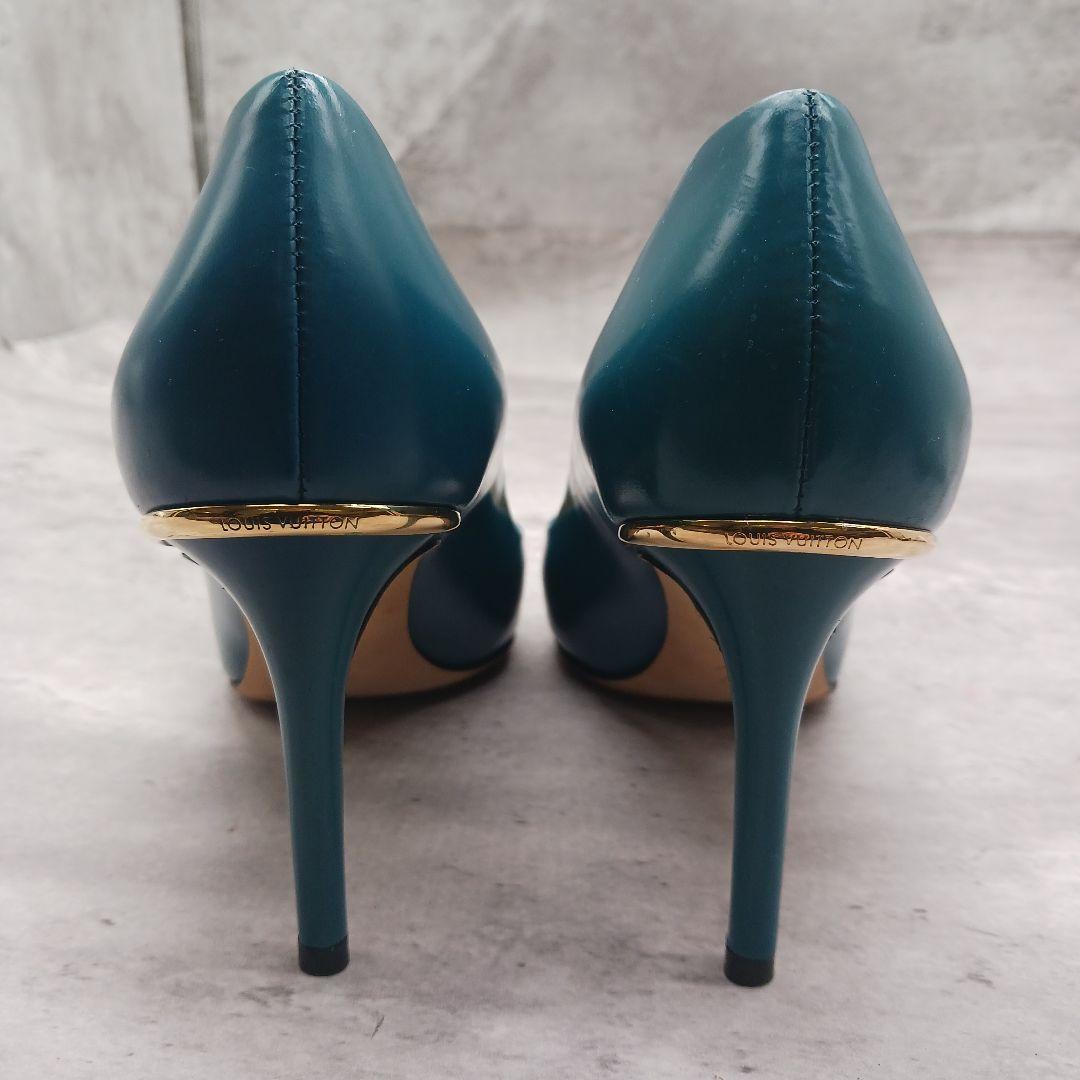 ✨美品✨ ルイヴィトン パンプス ポインテッドトゥ 36.5 グリーン系