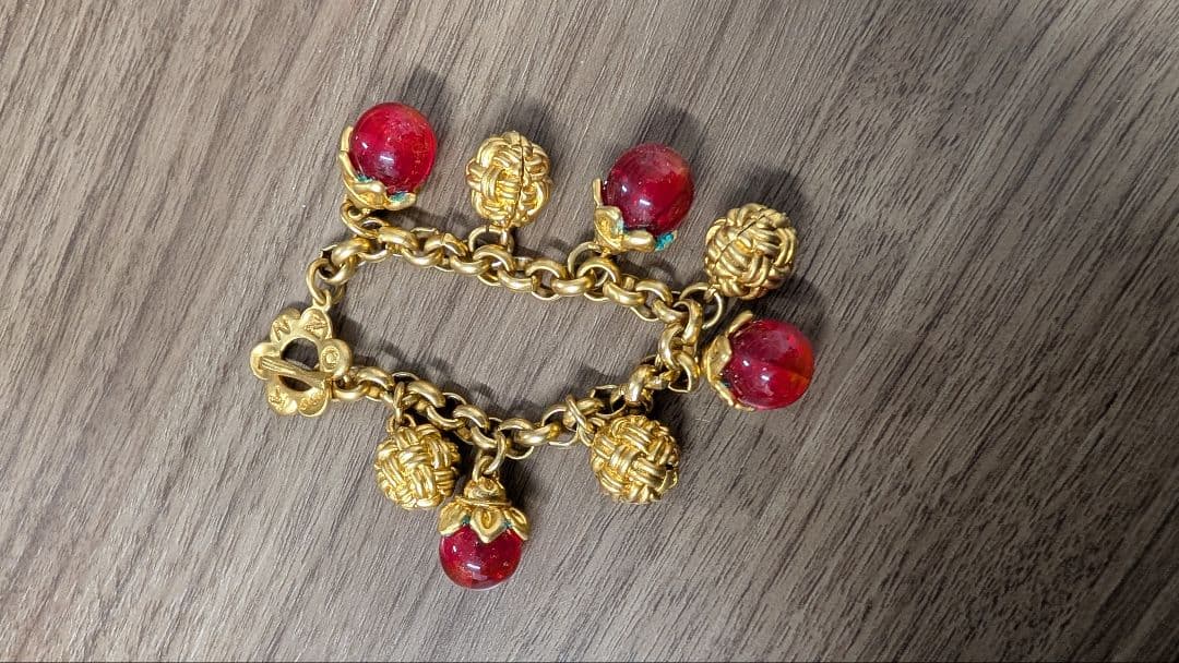 KENZO　ヴィンテージブレスレット　石付き