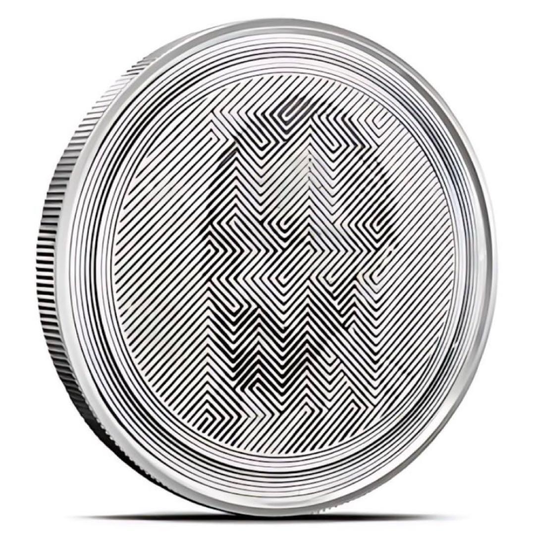 【純銀】2024 トケラウ アイコン ゴッホ 　銀貨　1オンス　ケース付