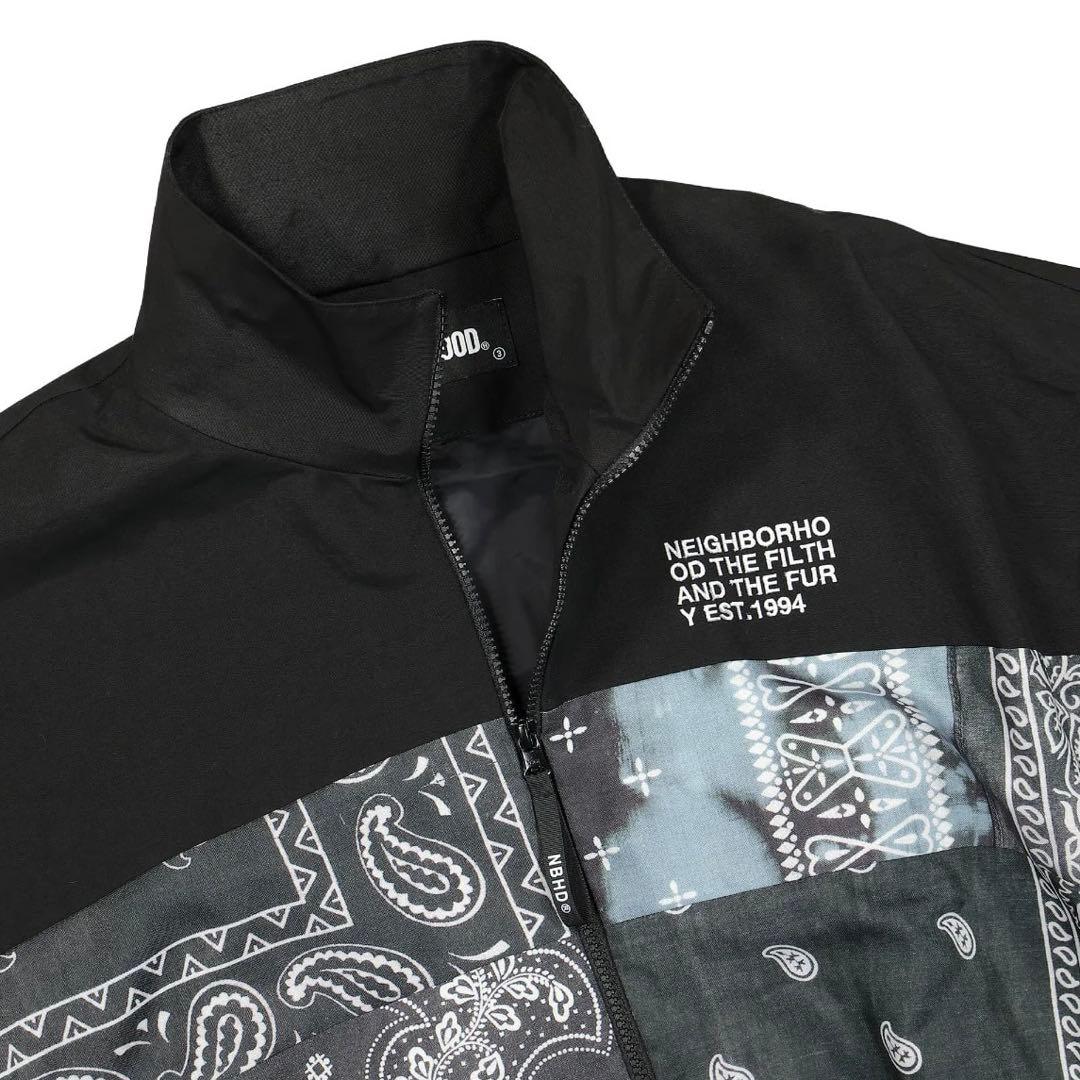 新品 NEIGHBORHOOD BANDANA TRACK JKT ブラック L
