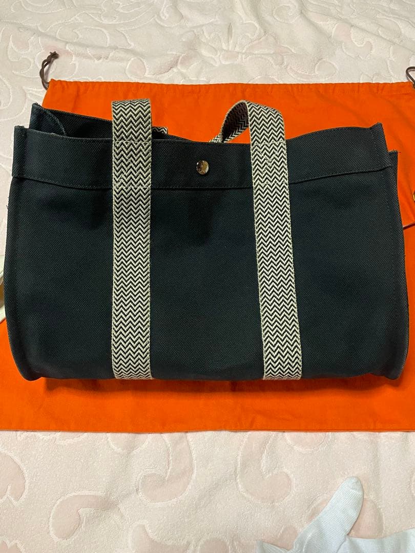 正規品エルメス カンヌトートバッグ ポーチ付き