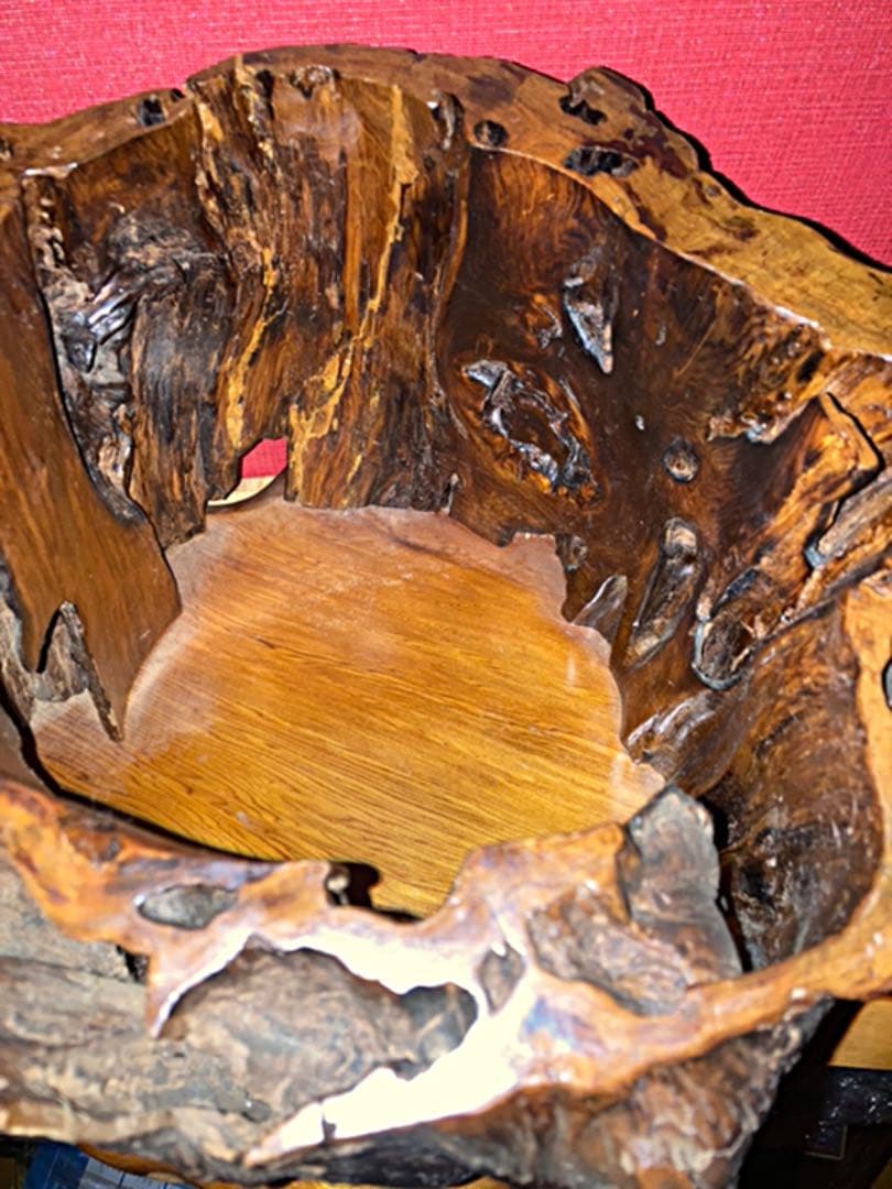 ⭐️極希少⭐️屋久杉刳抜⭐️花器⭐️置物⭐️オブジェ⭐️