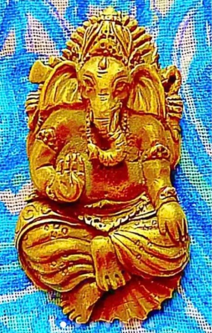 金運爆上げ　特別祈祷　金運を呼ぶ！純銅製タイ製ガネーシャ　ネックツリータイプ