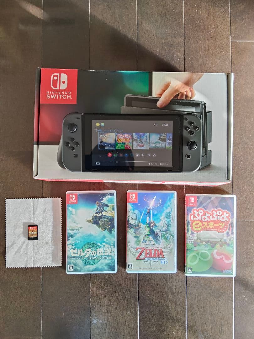 Nintendo Switch 本体(HAC-001) + ソフト4本セット