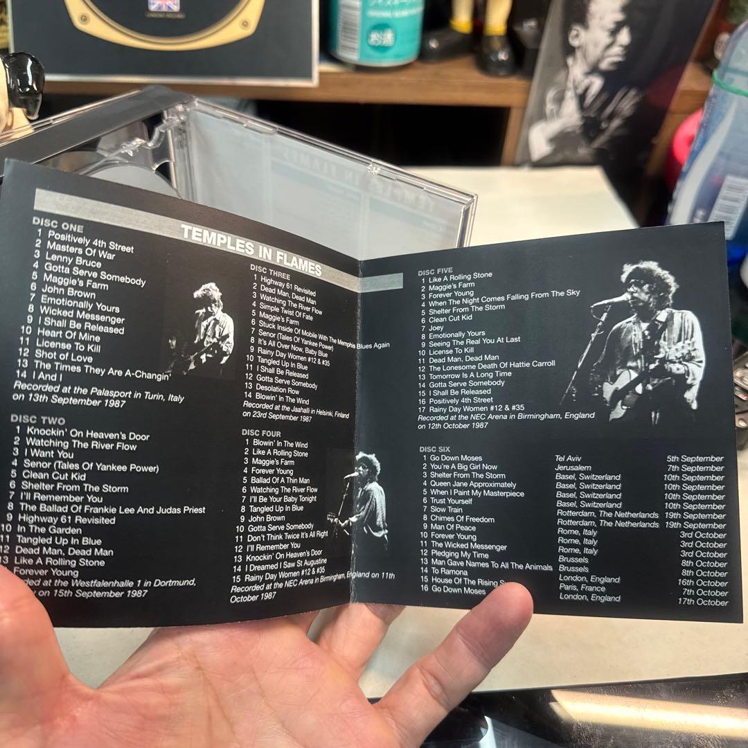 美品6CD★BOB DYLAN TEMPLE IN FLAMES