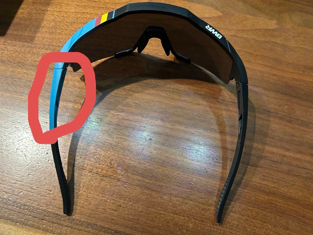 100% SPEEDCRAFT サングラス　野球、ロードバイク