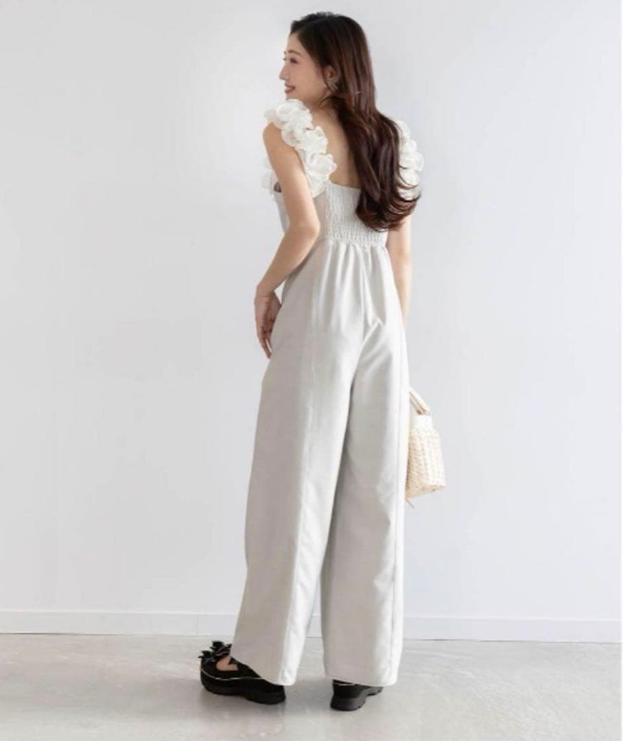 RANDA フリルオールインワン