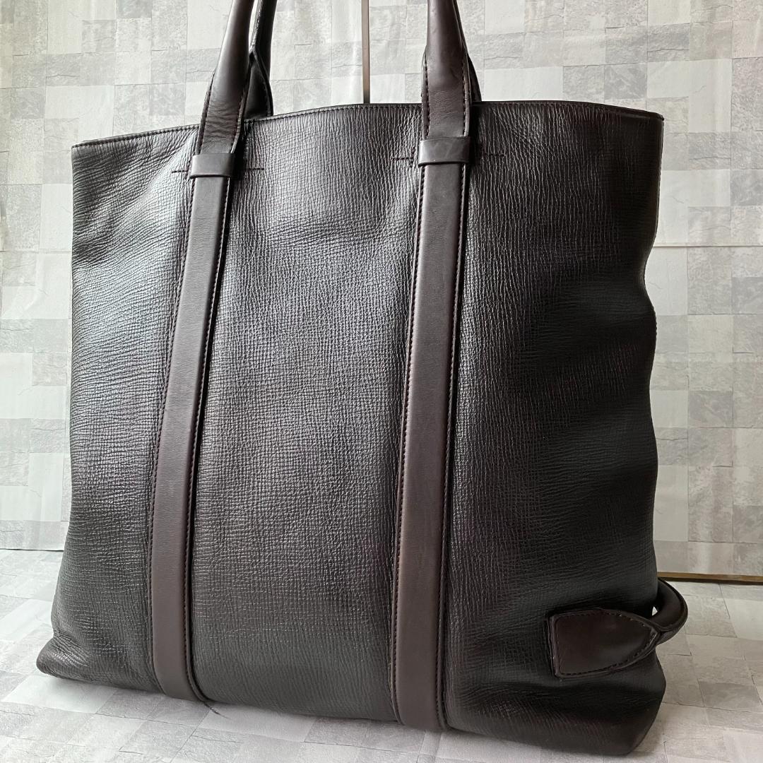 最高級ヘビーグレインレザー TOM FORD トートバッグ ビッグジップ 希少品