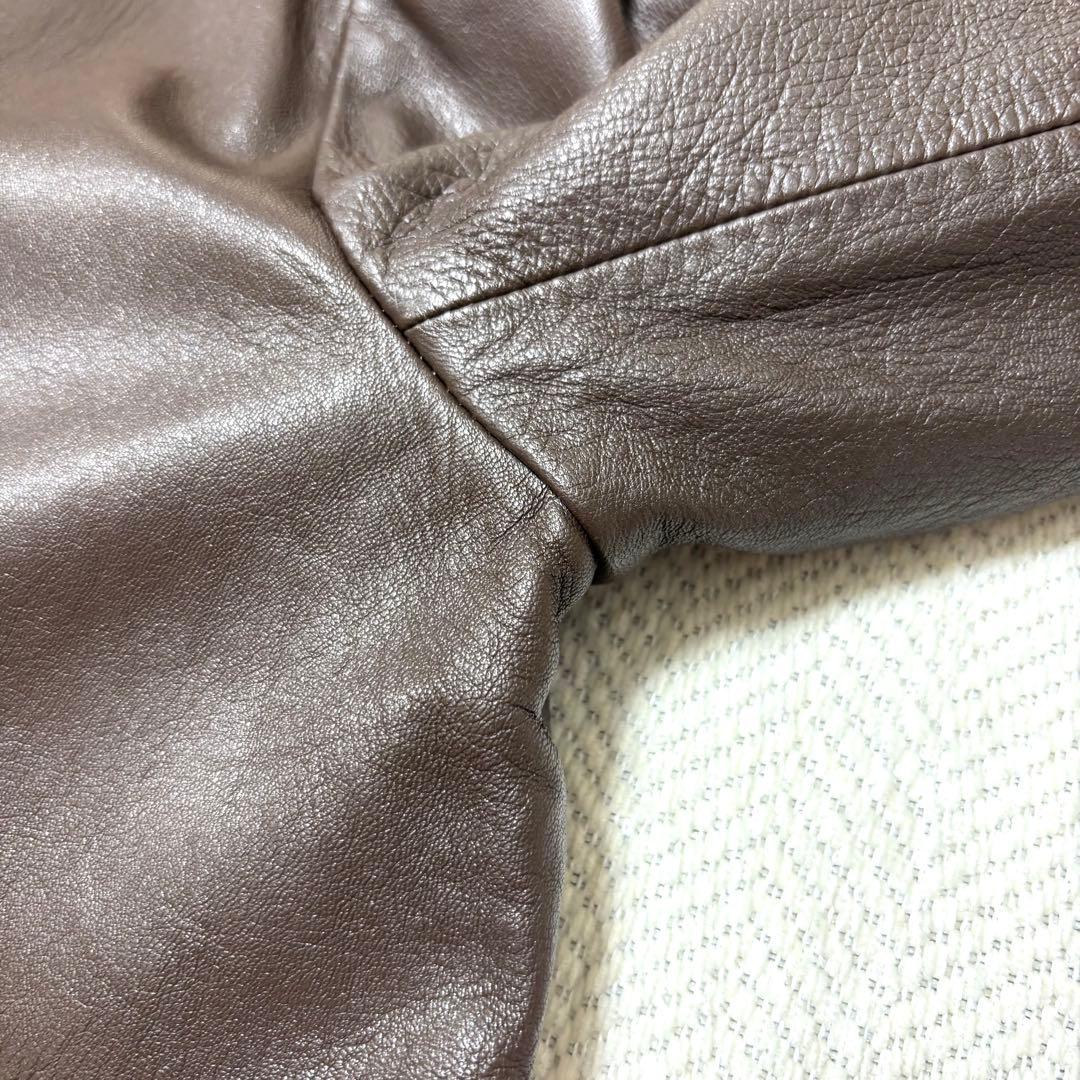 極美品 PIERRE BALMAIN VINTAGE ナッパレザー レザーコート