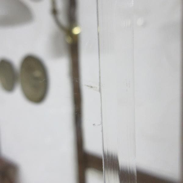 イギリス アンティーク 家具 コーナーキャビネット 飾り棚 英国 6953c