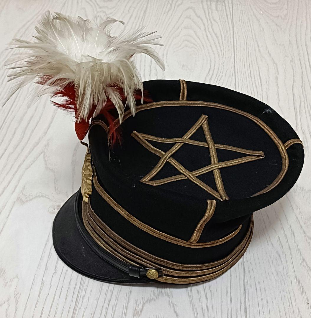 陸軍大尉礼装用軍帽(羽根付き)