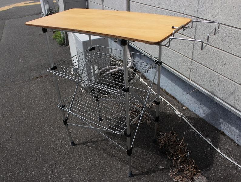 廃盤 スノーピーク フィールドキッチンテーブル マルチスタンド付き