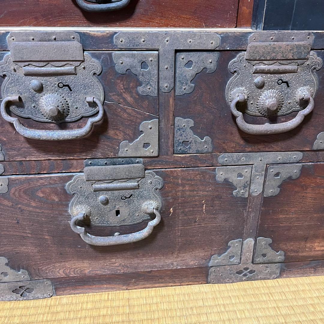 大正ロマン　アンティーク　箪笥