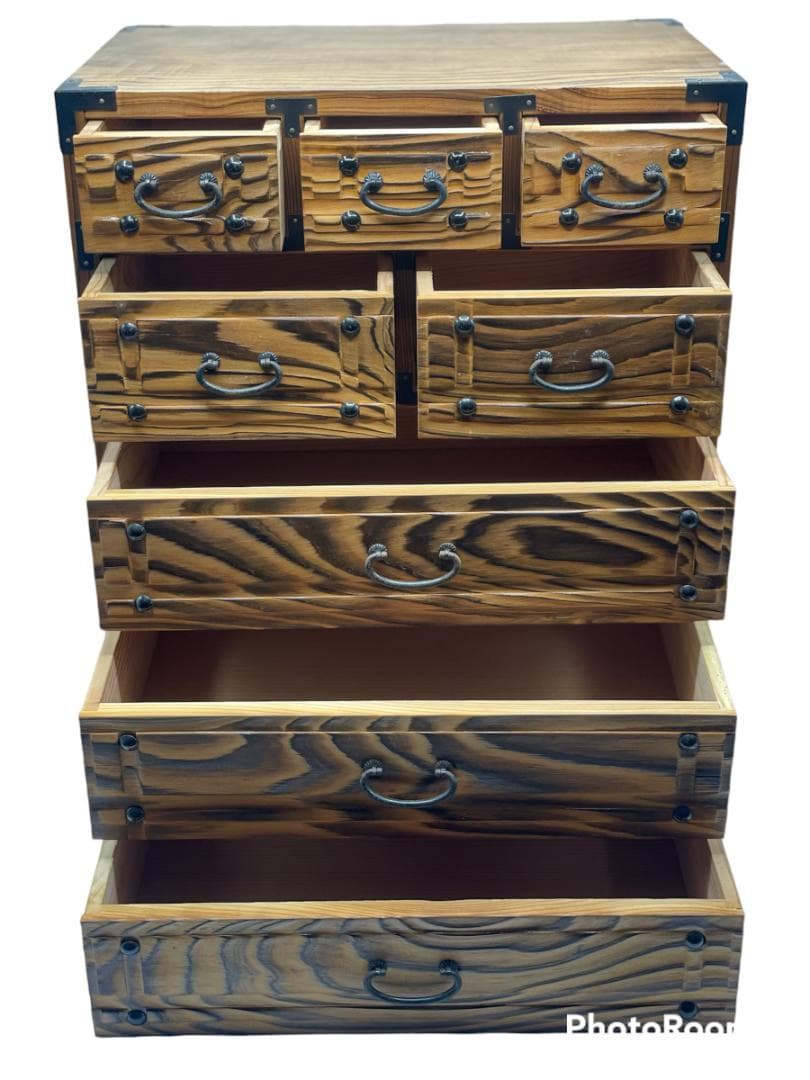 秋田杉　ミニ和ダンス　中