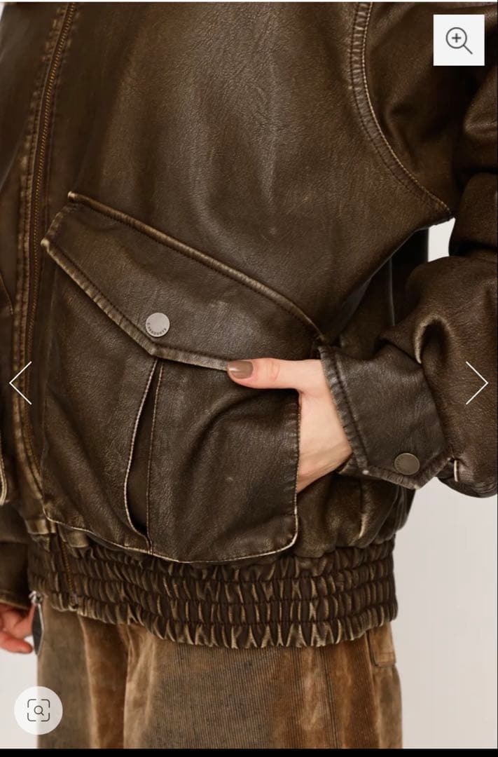 WASHED PUFFER ブルゾン