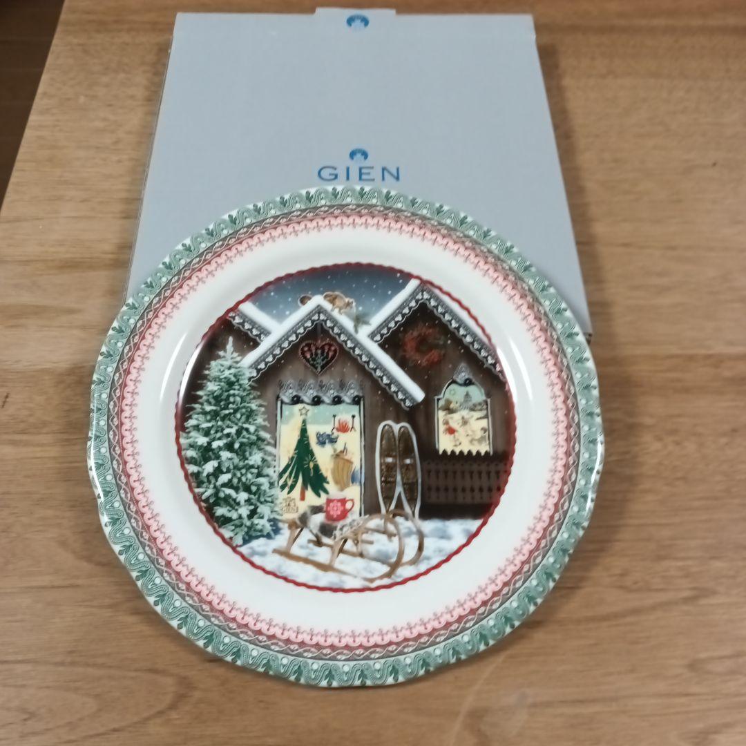 Gien 2021年クリスマス皿 約23cm