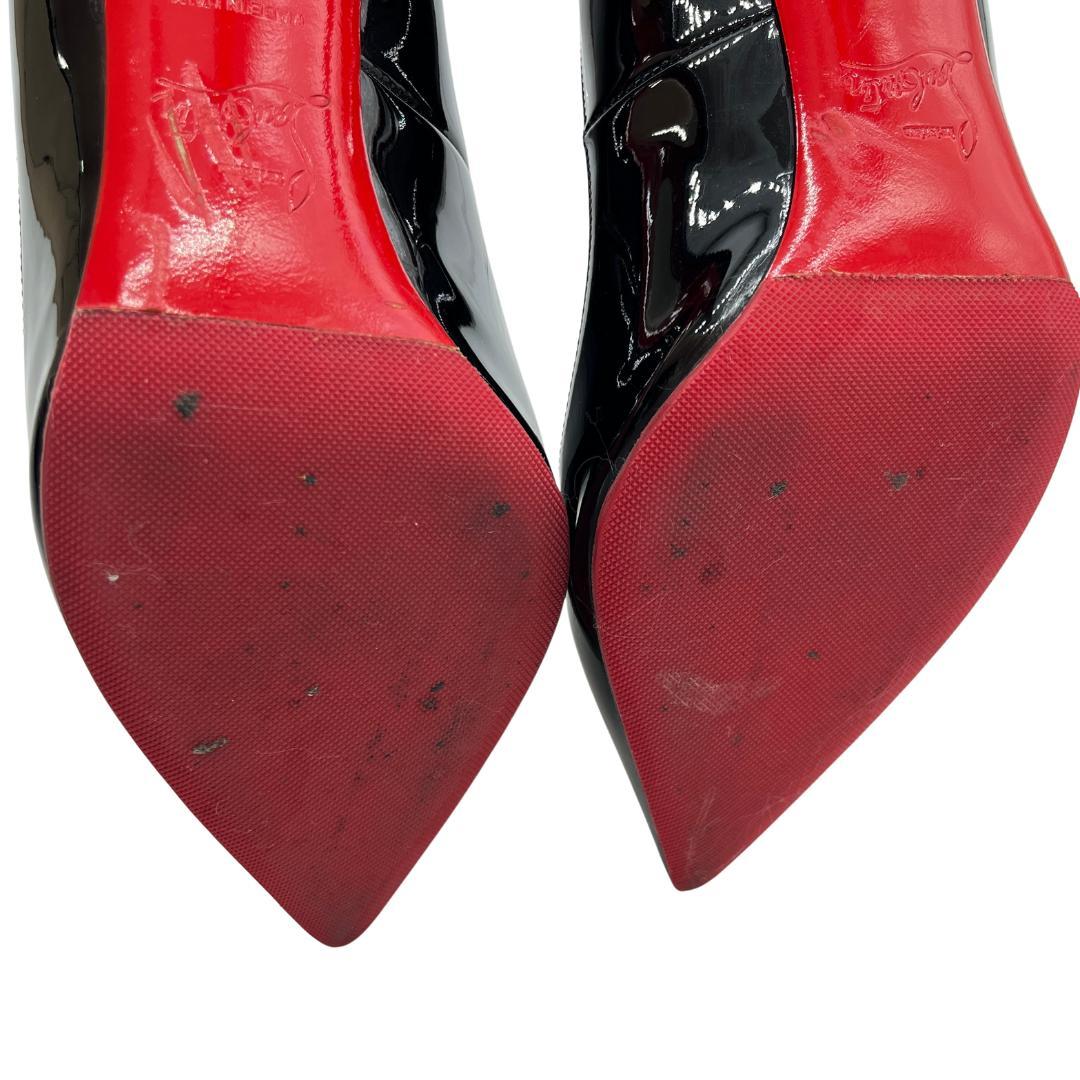 Christian Louboutin パンプス 黒 エナメル 24.5㎝