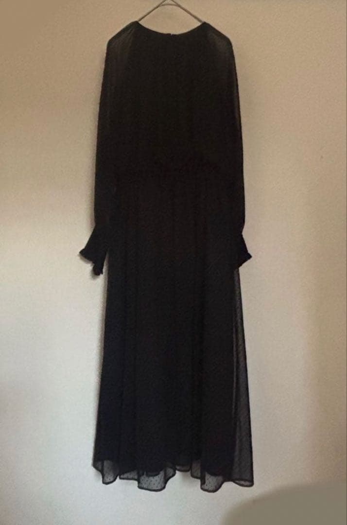 完売☆ほぼ未使用 23区 applaudir 黒　ロング　ドレス　ワンピース