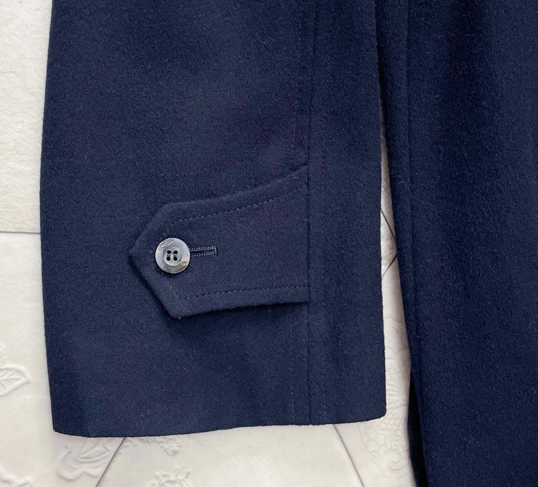 定価8万円 シュタインボック HIMALAYA 最高級アルパカ混ローデンコート紺