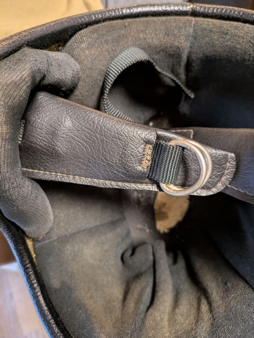 ビンテージ ジェットヘルメット ゴールドラメ Mサイズ