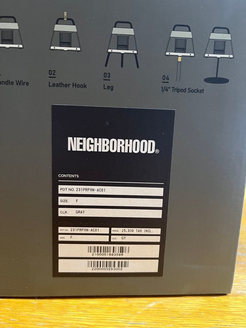 NEIGHBORHOOD ×CLAYMOR3×HELINOX LED ランタン