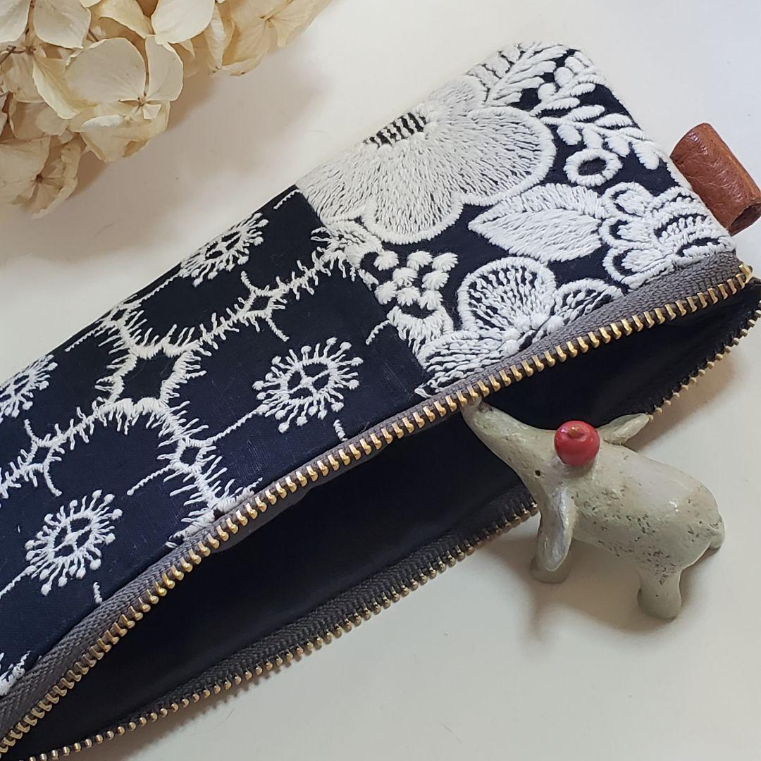 ミナペルホネン　ペンケース　smile flower