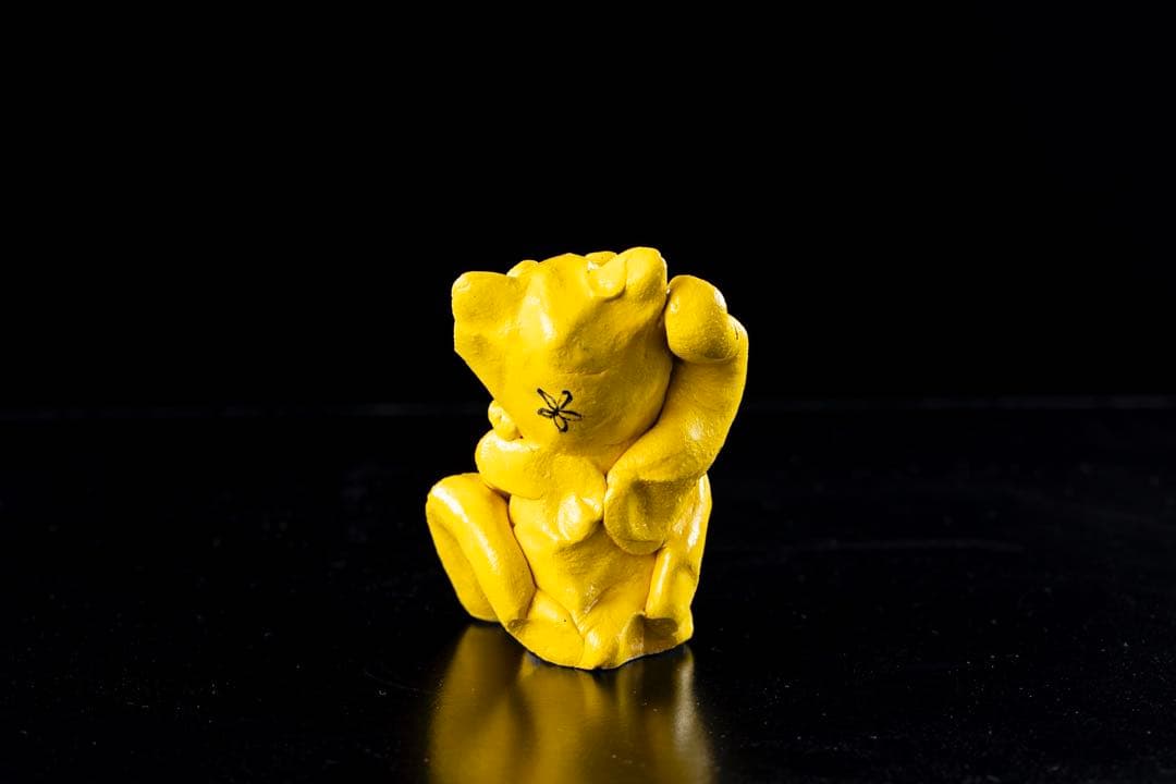 招き猫 副招き 桐箱付き 猫 金運 運気上昇　幸運　開運　しあわせの黄色いまねき