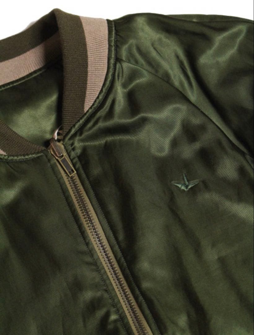 1piu1uguale3 リバーシブル龍刺繍高級スカジャン定価154,000円V