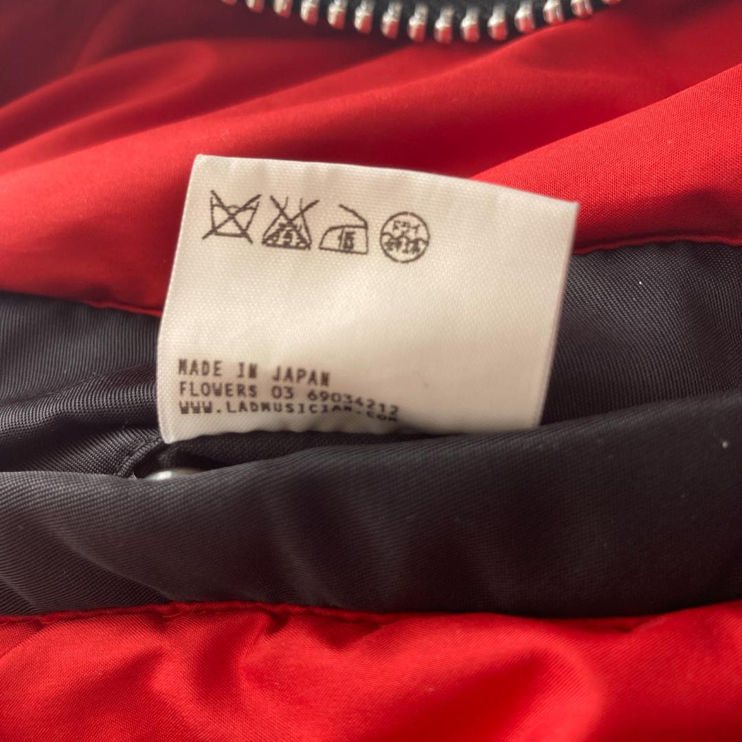 【希少】LAD MUSICIAN 中綿シンサレート MA-1 黒 44 y2k