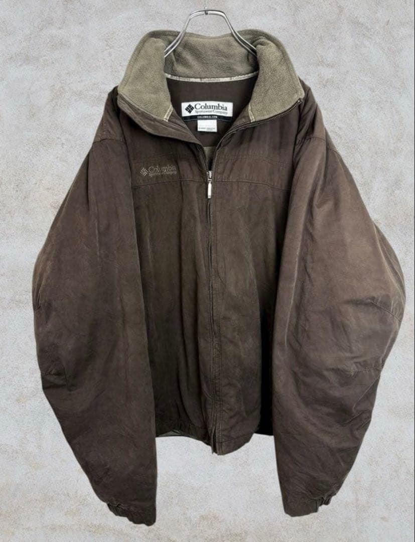 Columbia コロンビア 中綿ジャケット L 厚手 ブラウン 秋冬