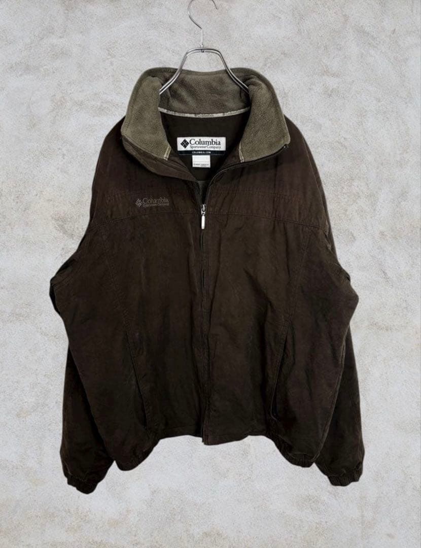 Columbia コロンビア 中綿ジャケット L 厚手 ブラウン 秋冬