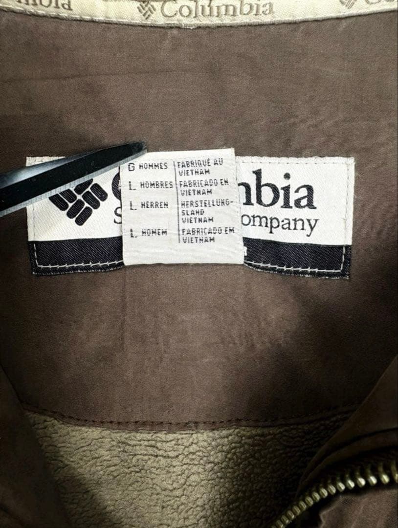 Columbia コロンビア 中綿ジャケット L 厚手 ブラウン 秋冬