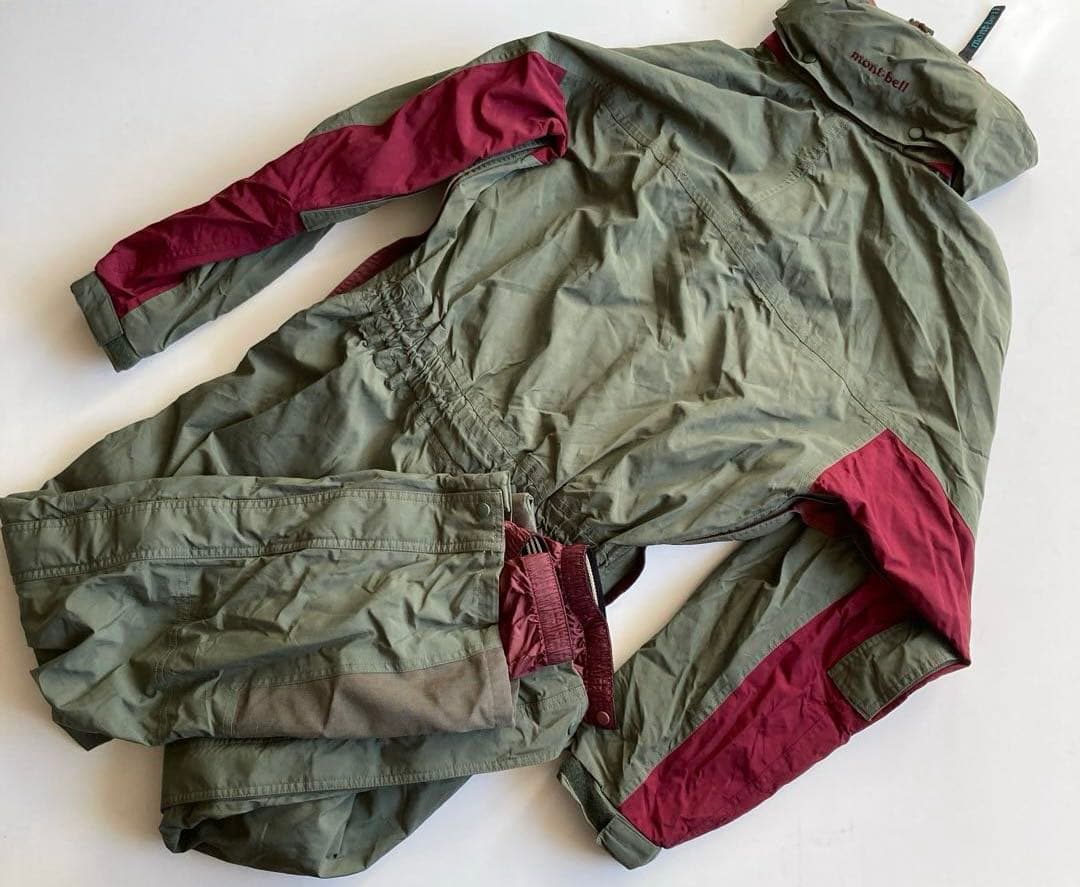 スキー vintage old mont-bell jumpsuits bt