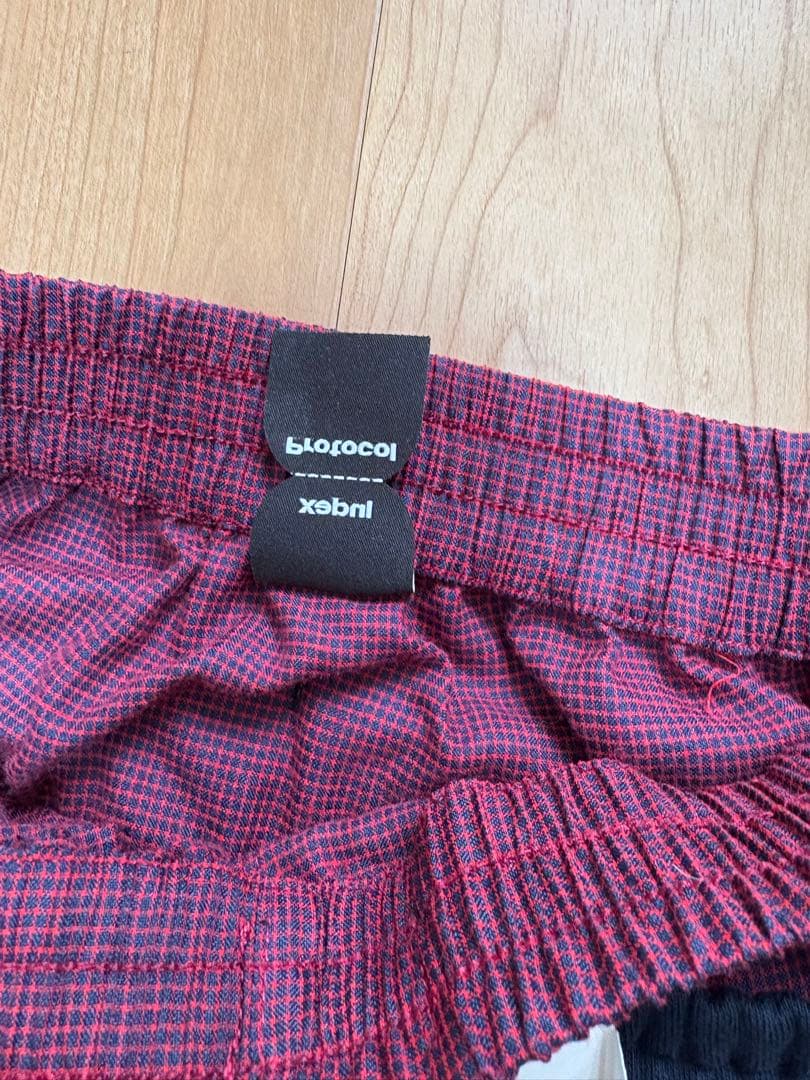 パンツ Protocol Index LAYERED TRACK PANTS / BLK