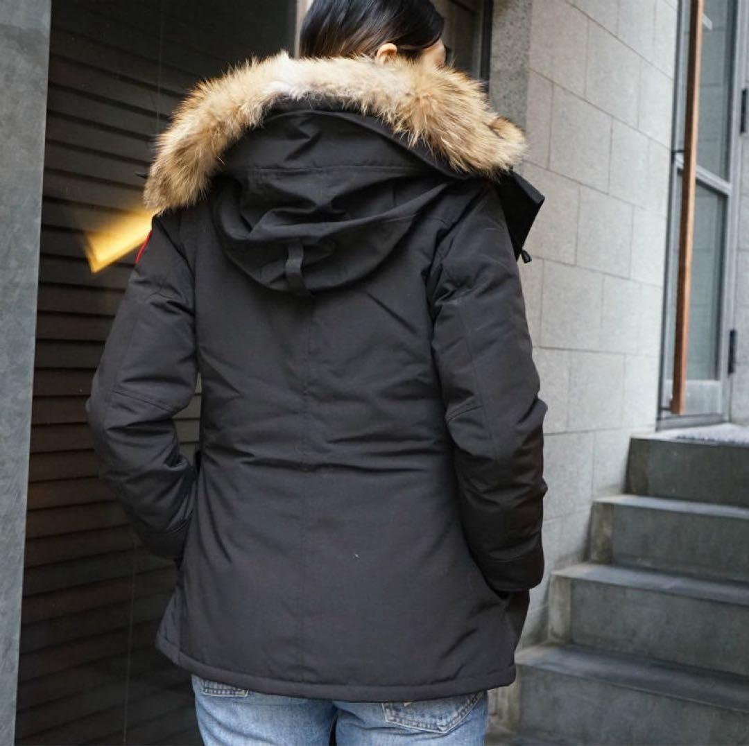 カナダグース シャーロットパーカー BLK size S