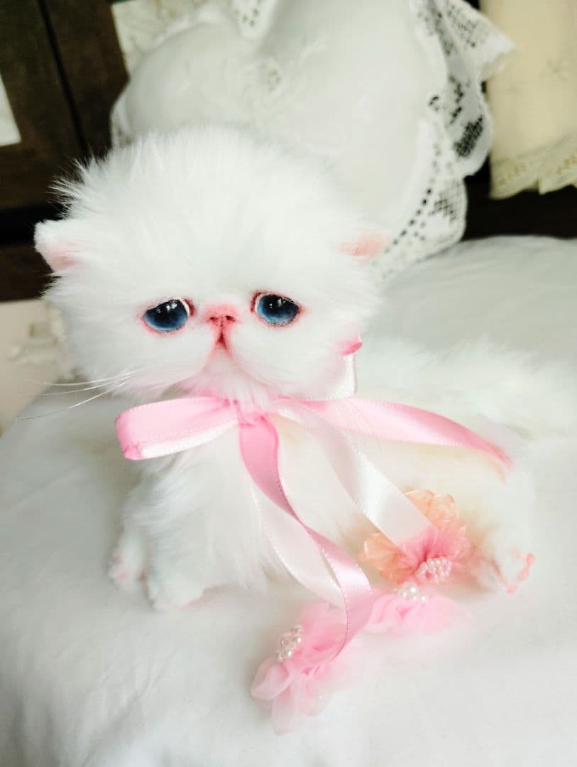 短足ころりんボディ♡うるるんオメメの子猫ちゃん♡アートドール♡ぬいぐるみ♡